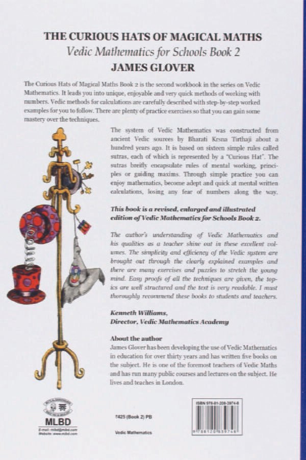The Curious Hats of Magical Maths: Vedic Mathematics for Schools Book 2: Vedic Mathematics for Schools Book 2 - By James Glover (Author) - MLBD Publications - Image 2
